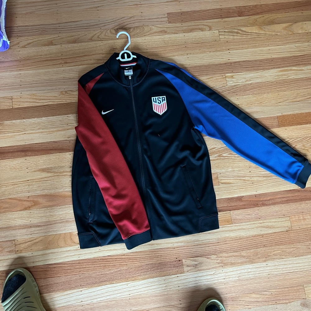 Nike USA Soccer Jacket - Black, Burgundy, Royal Blue